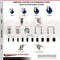 Service Caster 3.5 Inch 316SS Solid Poly Swivel 1-3/4 Inch Expanding Stem Caster Lock Brake SCC SCC-SS316TTLEX20S3514-SPUS-134 - alternate 2